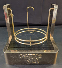 Load image into Gallery viewer, Vintage Seagram's VO Ice Bucket Holder - Bar Accessory - Brass