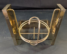 Load image into Gallery viewer, Vintage Seagram's VO Ice Bucket Holder - Bar Accessory - Brass