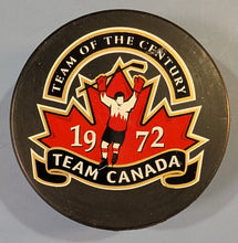 Load image into Gallery viewer, 1972 Team Canada Summit Series Hockey Puck - Team of the Century