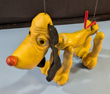 Load image into Gallery viewer, Vintage Disney Pluto Marionette Puppet Toy with Fish Control