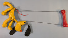 Load image into Gallery viewer, Vintage Disney Pluto Marionette Puppet Toy with Fish Control