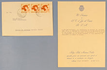Load image into Gallery viewer, 1958 Spain Head of State TLS Felipe Polo for Franco + Envelope Don Mitchell