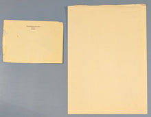 Load image into Gallery viewer, 1958 Bundeskanzleramt TLS Signed Letter Dr. Dossmann + Env Card 47029/58 Germany