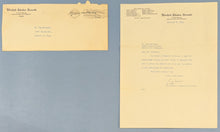 Load image into Gallery viewer, 1949 Cy Farr Signed Senate Letter to Senator Guy Gillette + Envelope Iowa