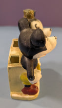 Load image into Gallery viewer, Vintage Mickey & Minnie Mouse Bisque Toothbrush Holder Disney