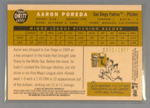 Load image into Gallery viewer, 2009 Topps Heritage Chrome Baseball Rookie Card - Aaron Poreda - CHR177