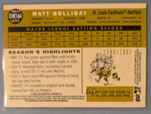 Load image into Gallery viewer, 2009 Topps Heritage Baseball Card - Matt Holliday - CHR164 (C)