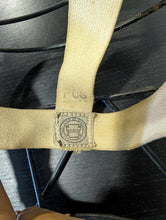 Load image into Gallery viewer, Vintage REACH Wire Catcher’s Mask 1940s-50s Baseball Canada Leather Strap