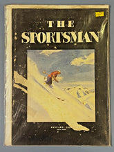Load image into Gallery viewer, Vintage The Sportsman Magazine January 1933 Skiing Cover
