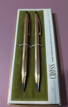 Load image into Gallery viewer, Vintage Cross 1/20 12K Gold Filled Pen & Pencil Set in Original Box