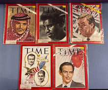 Load image into Gallery viewer, Lot of 5 Vintage 1960s Cigarette Ads & 5 TIME Magazines 1967 Collection
