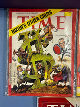 Load image into Gallery viewer, Lot of 5 Vintage 1970s Time Magazines - Nixon, Ford, Solti