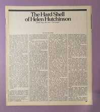 Load image into Gallery viewer, Vintage 1976 Magazine Article: The Hard Shell of Helen Hutchinson by David Cobb