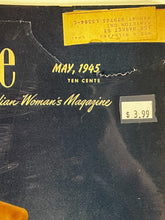 Load image into Gallery viewer, Chatelaine Magazine May 1945 The Canadian Woman's Magazine Vintage