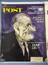 Load image into Gallery viewer, Lot of 3 Vintage Saturday Evening Post Magazines 1968 & 1971 LBJ, Rockwell