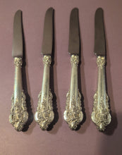 Load image into Gallery viewer, Set of 4 Wallace Stradivari Stainless Steel Grande Baroque Lunch Knife