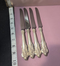 Load image into Gallery viewer, Set of 4 Wallace Stradivari Stainless Steel Grande Baroque Lunch Knife