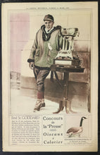 Load image into Gallery viewer, LA Press Montreal 15th March 1930 Emil St Goddard Dog Sled Racer Poster Good