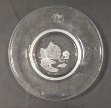 Load image into Gallery viewer, 1977 Etched Crystal Plate Signed James Wyeth - Polar Bear Scene