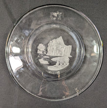 Load image into Gallery viewer, 1977 Etched Crystal Plate Signed James Wyeth - Polar Bear Scene