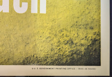 Load image into Gallery viewer, 1943 WW2 OWI Poster No. 6 This Man May Die If You Talk Too Much - 28x22