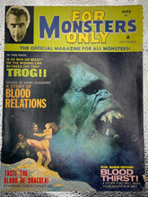 Load image into Gallery viewer, For Monsters Only #9 Magazine (Sept 1971) Trog, Christopher Lee Dracula