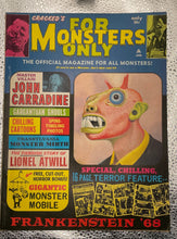 Load image into Gallery viewer, Cracked's For Monsters Only Magazine Jan 1968 Frankenstein '68 w/ Monster Mobile