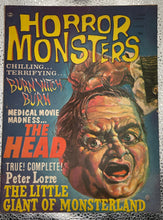Load image into Gallery viewer, Horror Monsters Magazine #5 (1962 Charlton) Peter Lorre, The Head
