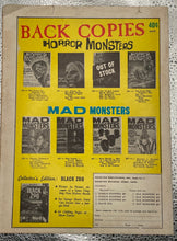 Load image into Gallery viewer, Horror Monsters Magazine #10 (1964) Charlton Vincent Price Black Sabbath