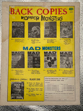 Load image into Gallery viewer, Mad Monsters Magazine #8 Summer 1964 Chaney Champion of Chills Charlton