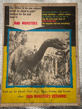Load image into Gallery viewer, 1961 Mad Monsters Magazine #2 Bela Lugosi Creature from the Black Lagoon