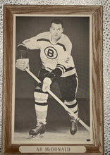 Load image into Gallery viewer, Vintage 1964-67 Ab McDonald Boston Bruins Hockey Beehive Photo