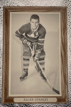 Load image into Gallery viewer, Vintage 1964-67 Allan Stanley Black & White Hockey Beehive Photo