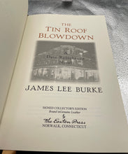 Load image into Gallery viewer, James Lee Burke The Tin Roof Blowdown Signed Leather Collector's Edition