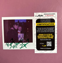 Load image into Gallery viewer, Bret the Hitman Hart Signed Polaroid Photo with JSA Basic Certification CM26090