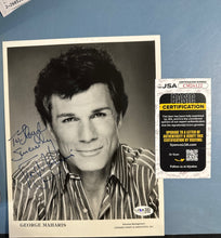 Load image into Gallery viewer, George Maharis Signed Autographed 8x10 B&W Photo JSA Certified CM26122