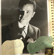 Load image into Gallery viewer, Dick Powell Autograph Cuts & Vintage Old Gold Cigarettes Photo Scrapbook Lot