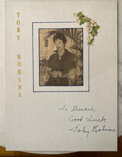 Load image into Gallery viewer, Toby Robins Signed Photo Autograph on 12x16 Grumbacher Canvas Board Actress
