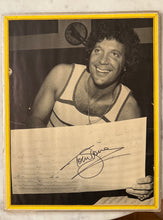 Load image into Gallery viewer, Tom Jones Framed Autographed B&W Photo with Signed Sheet Music