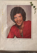 Load image into Gallery viewer, Tom Jones Signed & Personalized Photo on 14x18 Grumbacher Canvas Board