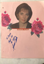 Load image into Gallery viewer, Marcia Clark Autographed Signed Page