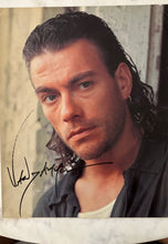 Load image into Gallery viewer, Vintage Jean-Claude Van Damme Signed Autograph 8x10 Photograph