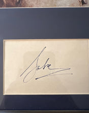 Load image into Gallery viewer, Sabu Signed Index Card Framed