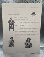 Load image into Gallery viewer, 1970’s Terry Funk NWA World Champion Fact Sheet