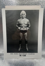 Load image into Gallery viewer, 1980’s Ric Flair 8x10 Photograph with the NWA World Heavyweight Championship.