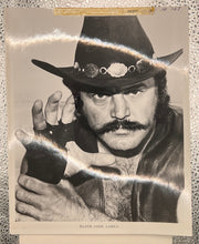 Load image into Gallery viewer, 1970’s 8” x 10” Type 1 Black Jack Lanza Photo with Orange Negative Film Strip