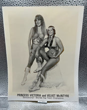 Load image into Gallery viewer, 1970’s 8x10 Type 1 Photo of Princess Victoria and Velvet McIntye, “Sensational”