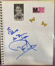 Load image into Gallery viewer, Vintage 1990 Autograph Album Pages Philip Anglim, Julie Budd 8x11 Page