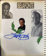 Load image into Gallery viewer, Mel Tormé & Harry Belafonte Signed Dual Signed 8x11 Page