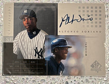 Load image into Gallery viewer, 2000 SP AUTHENTIC Chirography Card Signed By Alfonso Soriano Yankees AS